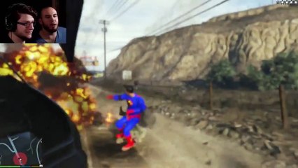 Skyvsgaming GTA 5 PC Mod Showcase - SUPER HERO SUPERMAN MOD!