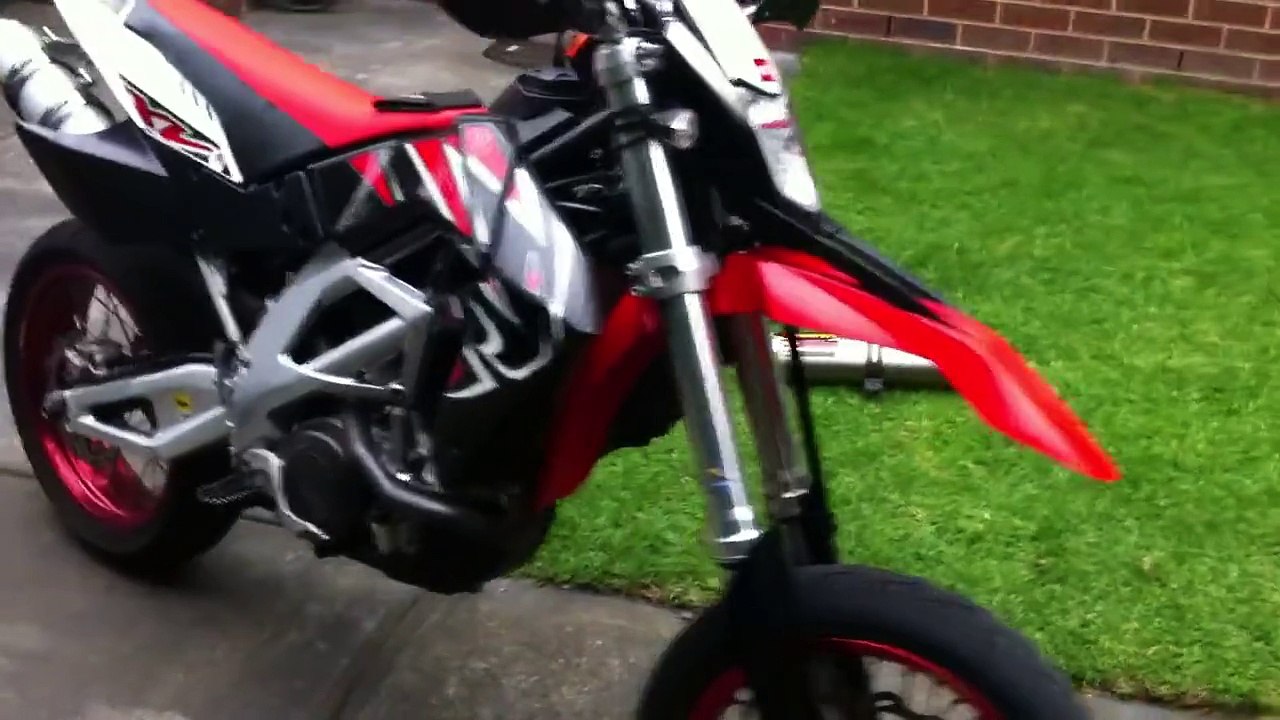 My 2008 Aprilia RXV 550 With Motard and full Arrow System Derestricted.