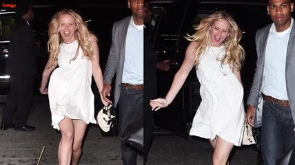 Jennifer Lawrence war bei bester Laune in New York