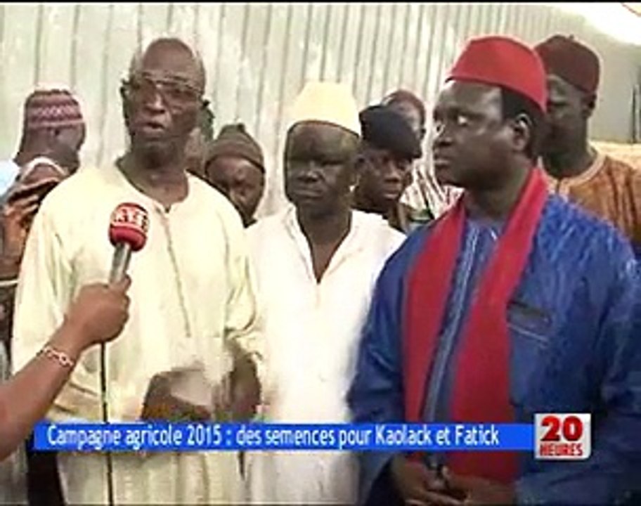 Campagne agricole 2015 ׃ Des semences pour Kaolack et Fatick
