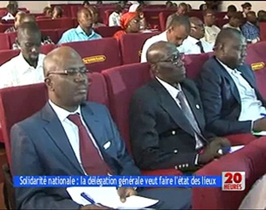Solidarité Nationale ׃ La délégation général veut faire l'état des lieux