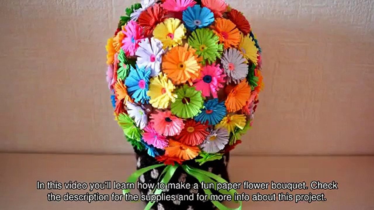 How To Make a Fun Paper Flower Bouquet - DIY Crafts Tutorial - Guidecentral