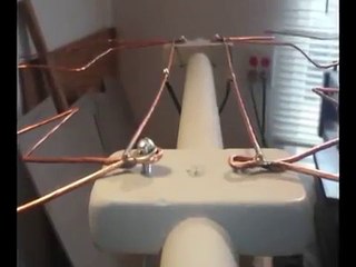 How to Make an Outdoor Fractal HDTV  Antenna, Homemade HD