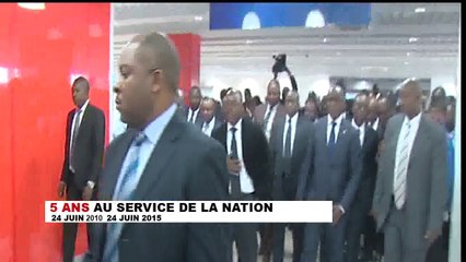 RDC : INAUGURATION DE LA NOUVELLE AÉROGARE INTERNATIONALE DE NDJILI, TOUR DE CONTRÔLE