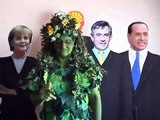 Angela Merkel, Gordon Brown, Silvio Berlusconi and the Green Sower