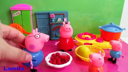 Свинка Пеппа на русском Мама Свинка готовит рогалики с вишней