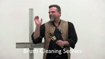 Cleaning Brushes by Plein Air artist Stefan Baumann host of PBS The Grand View