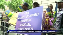 Liberté sous caution pour le chef des services secrets rwandais