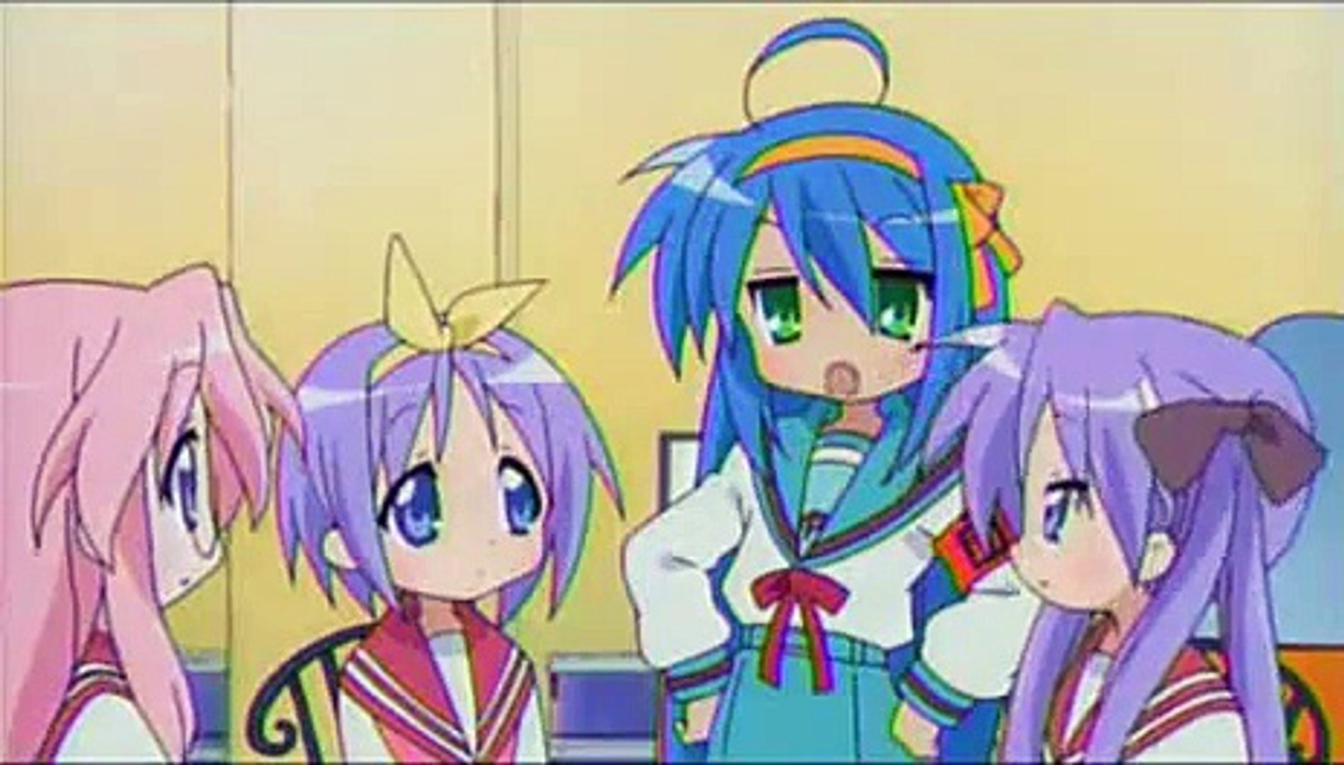 Lucky Star らき すた Konata Cosplaying Of Suzumiya Haruhi Video Dailymotion