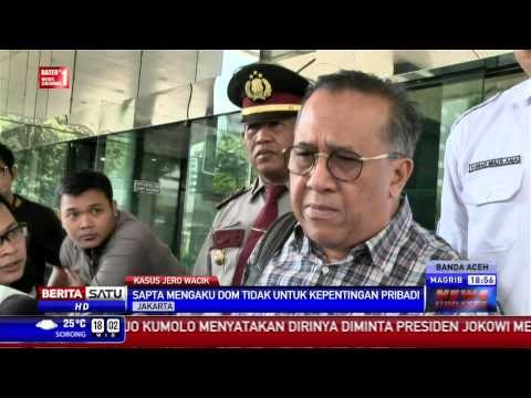 Sapta Nirwandar Diperiksa untuk Tersangka Jero Wacik