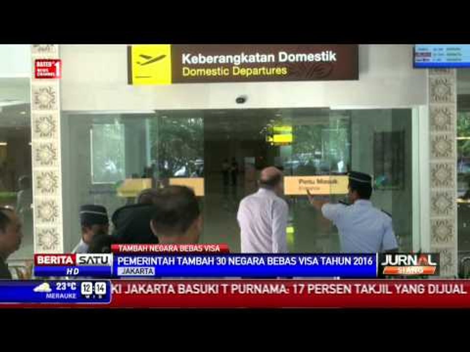 Pemerintah Tambah 30 Negara Bebas Visa di 2016