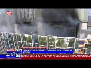 Pantauan Udara Kebakaran Gedung Centennial Tower Gatot Subroto