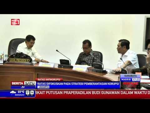 Jokowi Gelar Ratas Bahas Pemberantasan Korupsi