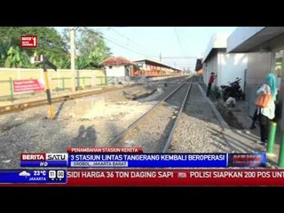 KAI Commuter Line Kembali Operasikan Tiga Stasiun Lintas Tangerang