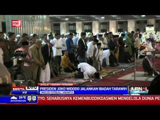 Tarawih Perdana di Masjid Istiqlal