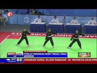 Pencak Silat Putri Sumbang Emas SEA Games 2015