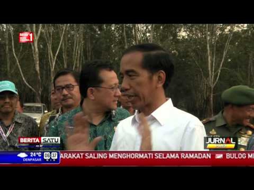 Jokowi Pantau Proyek Tol Trans Sumatera