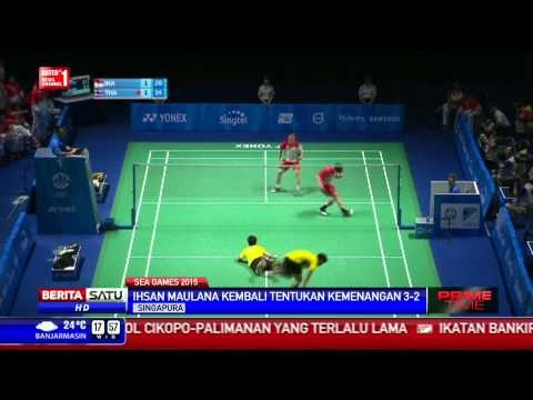 Tim Bulutangkis Putera Sumbang Emas SEA Games Singapura