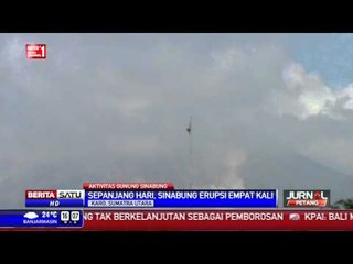 Gunung Sinabung Sudah Empat Kali Erupsi