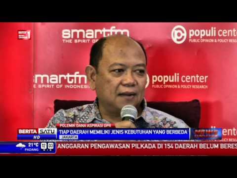 Sebastian Salang: Dana Aspirasi Tidak Memiliki Konsep