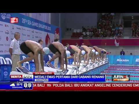 Indra Gunawan Raih Emas di Nomor 50 Meter Gaya Dada