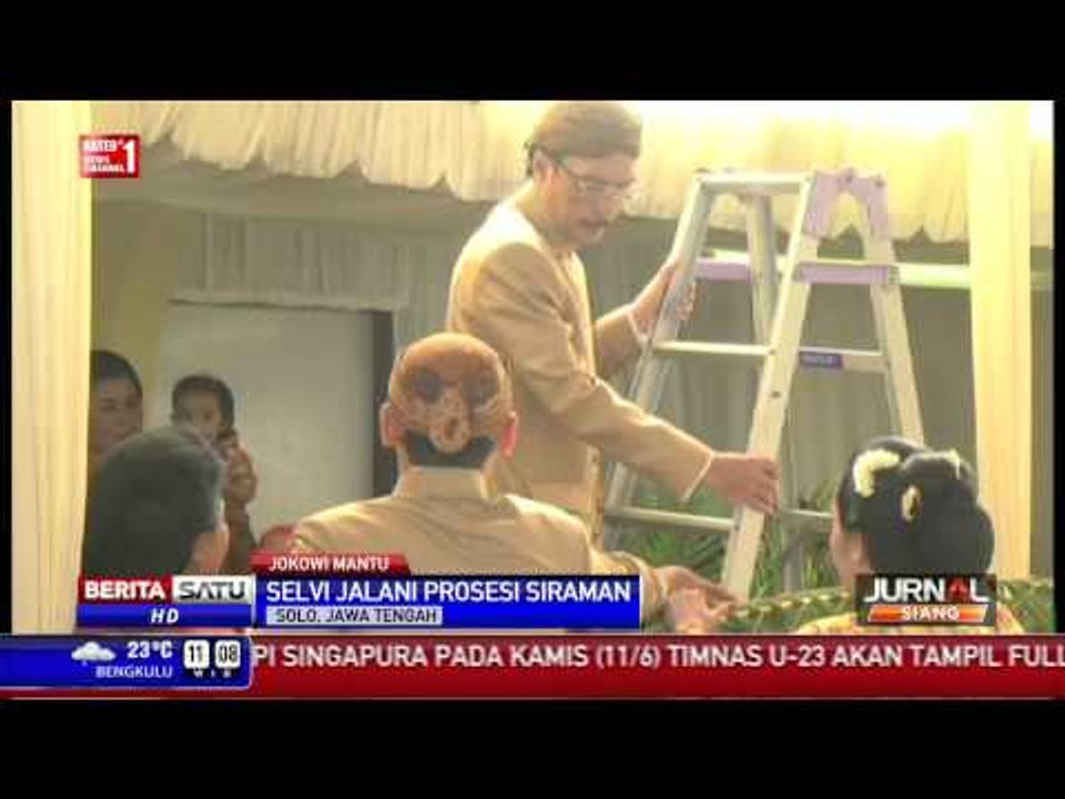 Gibran-Selvi Jalani Siraman, Melambangkan Penjernihan Pikiran