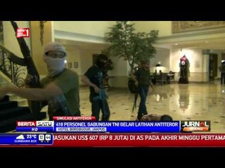 Ratusan Personel Gabungan TNI Latihan Penanggulangan Teror