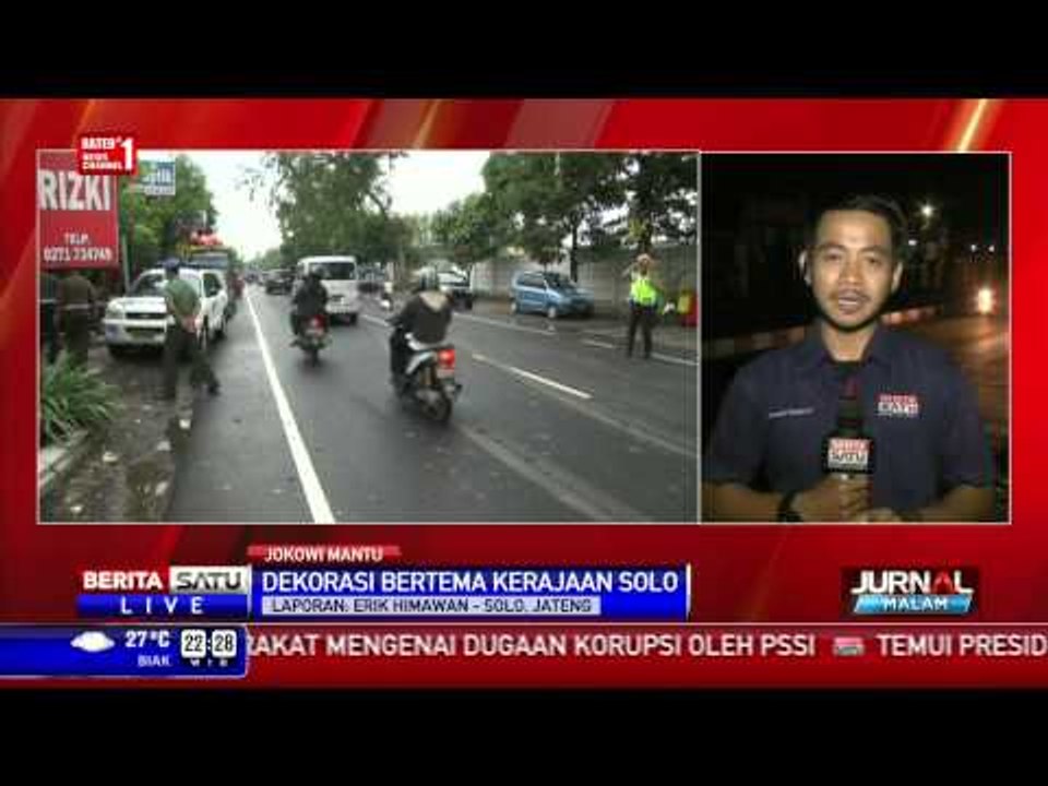 Pengerjaan Dekorasi Resepsi Pernikahan Gibran-Selvi Dikebut