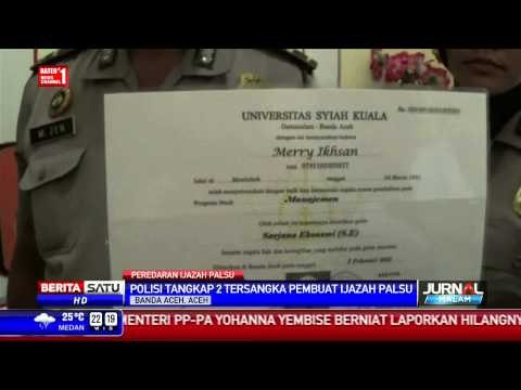 Polresta Banda Aceh Tangkap Dua Pembuat Ijazah Palsu