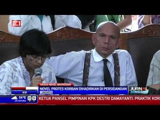 Korban Dihadirkan di Persidangan, Novel Protes Keras