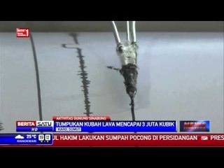 Ketinggian Asap Sinabung 400-500 Meter