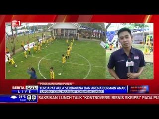 Terdapat Aula dan Arena Bermain di Ruang Publik Kembangan