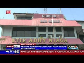 Kegiatan Perkuliahan STIE Adhy Niaga Dihentikan