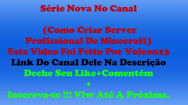 Minecraft - Como Criar Um Servidor Profissional 1.7.2 - 2015 #1