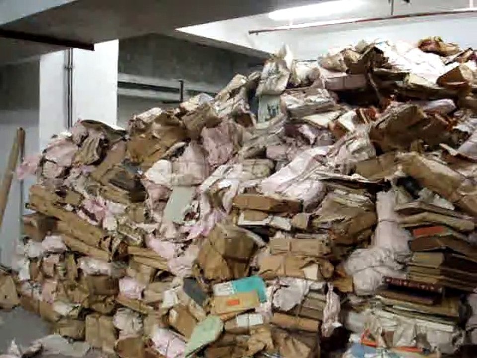 Subsolul Bibliotecii Nationale in anii trecuti