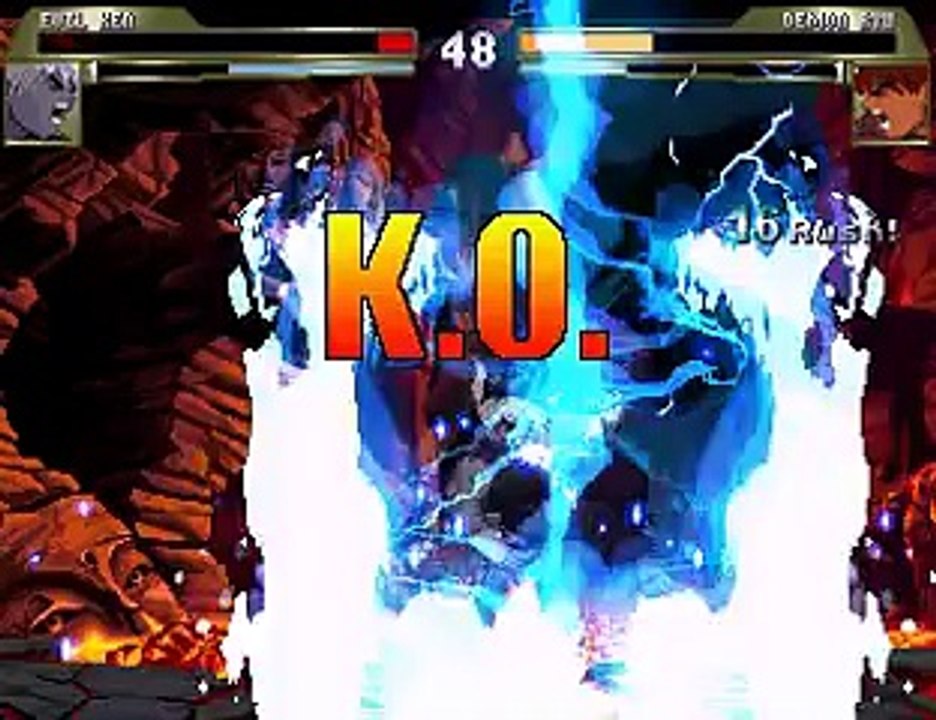 MUGEN - Evil Ken vs. Demon Ryu