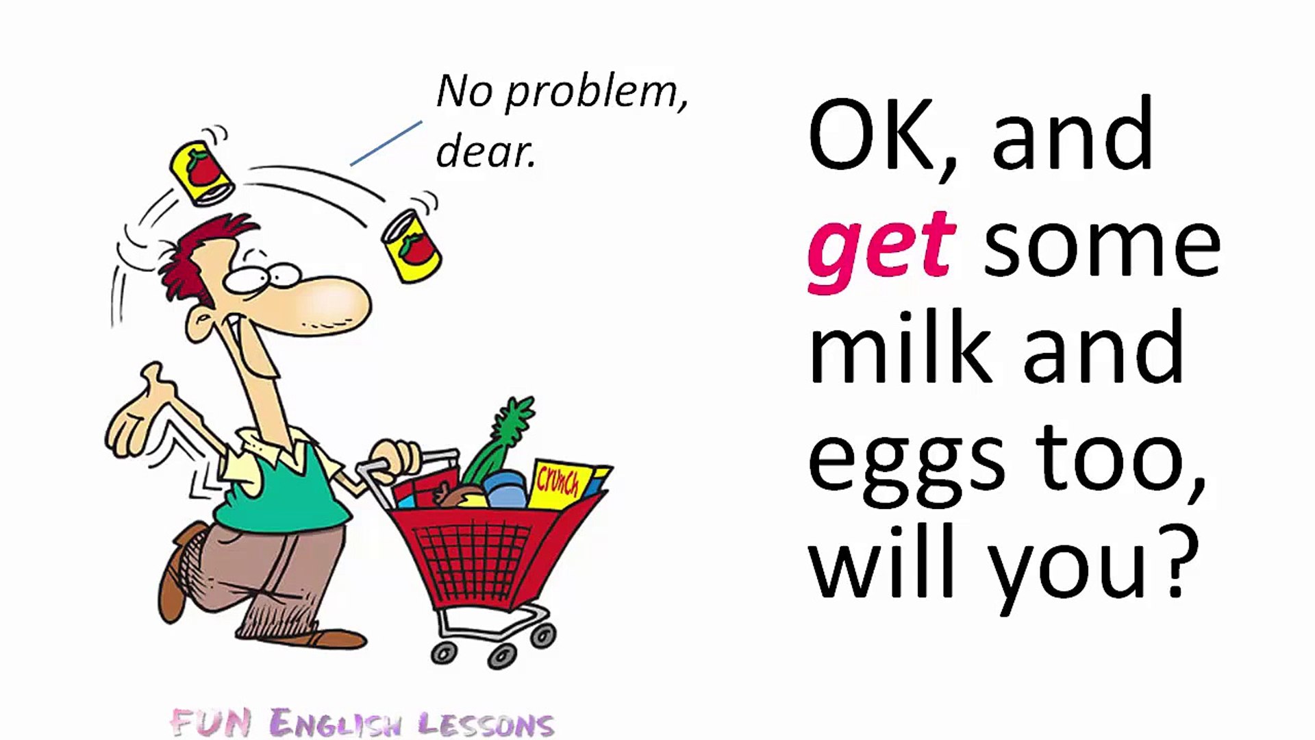 English Grammar Tips: 'Using GET'