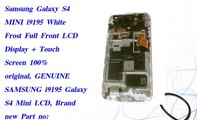 Samsung Galaxy S4 MINI i9195 White Frost Full Front