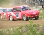 Rotary engine in a Toyota Starlet, rallycross.