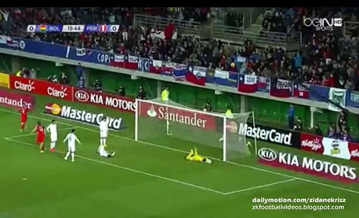 Paolo Guerrero 0:1 Amazing Goal | Bolivia v. Peru 25.06.2015