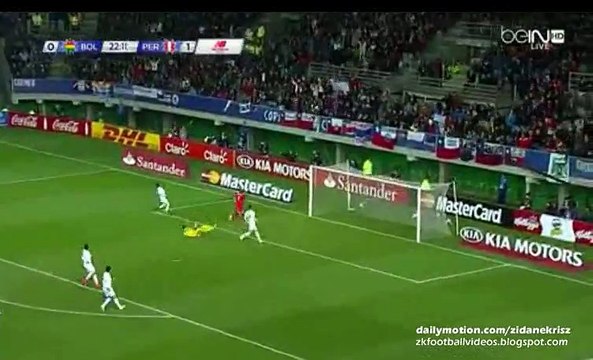 0-2 Paolo Guerrero Second Goal | Bolivia v. Peru 25.06.2015