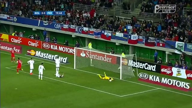 0-1 Paolo Guerrero Goal | Bolivia vs Peru 25.06.2015
