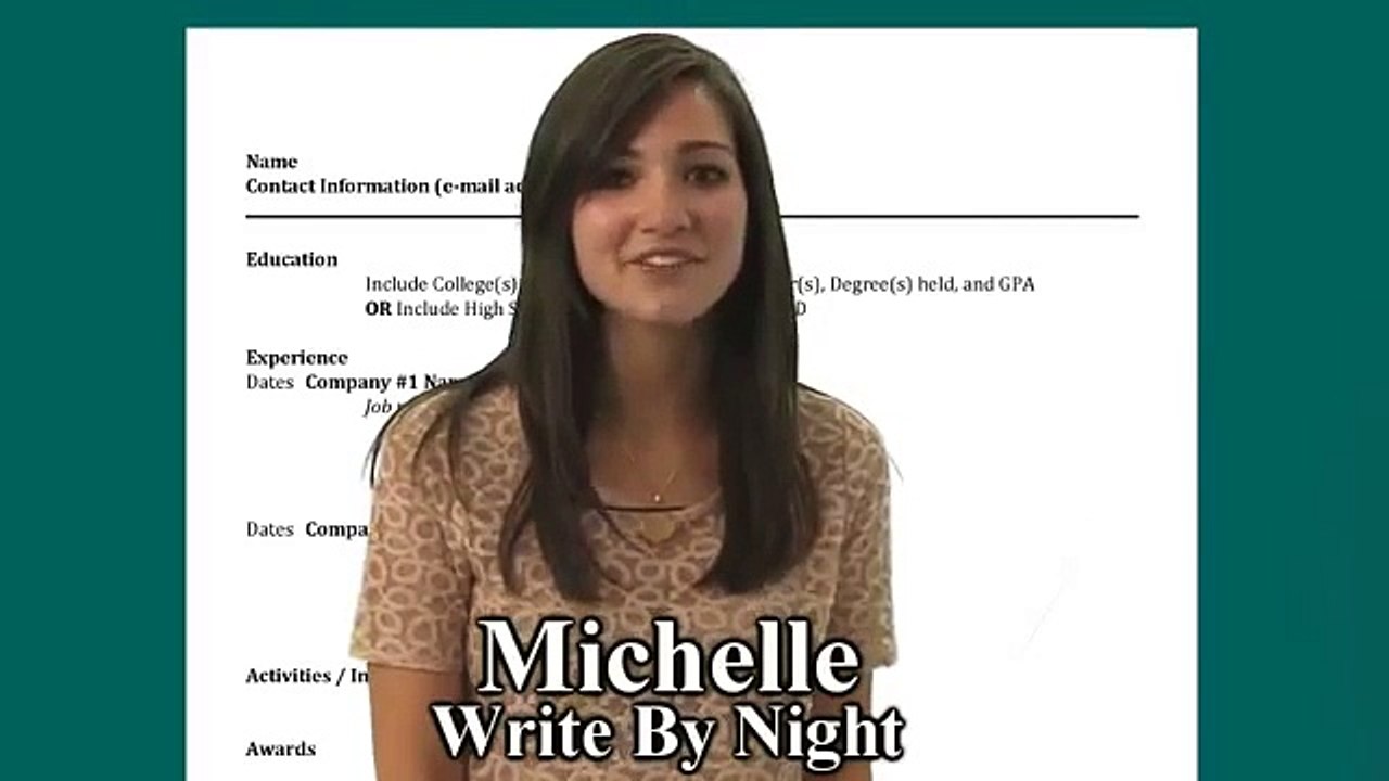 Resume Writing Tips, How To Write a Creative Resume & Get a Job by Michelle, WriteByNight