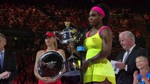 Serena Williams winning speech (Final) - Australian Open 2015