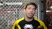 Lyoto Machida talks to reporters before Fight Night 70 in Hollywood, Florida
