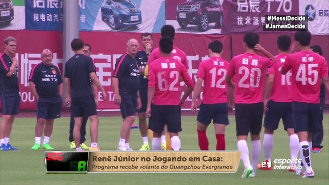 Para chegar um estrangeiro, outro tem que sair , comenta Renê Júnior sobre situação no Guangzhou Evergrande