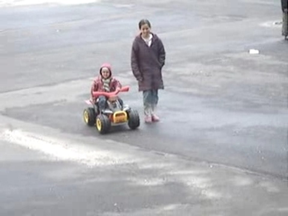 sur mon quad