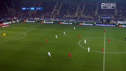 0-3 Paolo Guerrero Hattrick Goal - Bolivia vs Peru 25.06.2015
