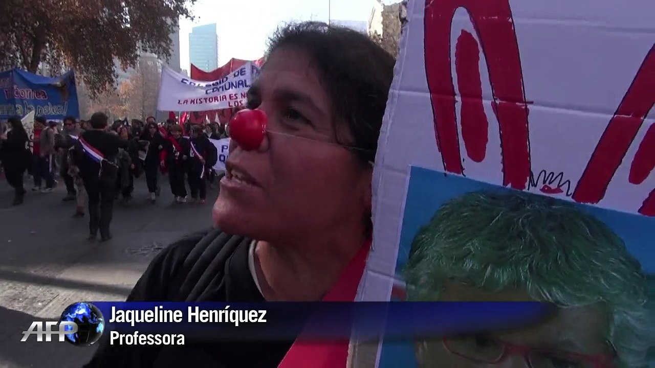 Novos protestos no Chile