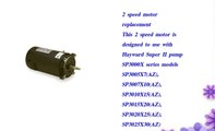 Hayward SPX1615Z2M 2 Speed Motor Replacement for Hayward
